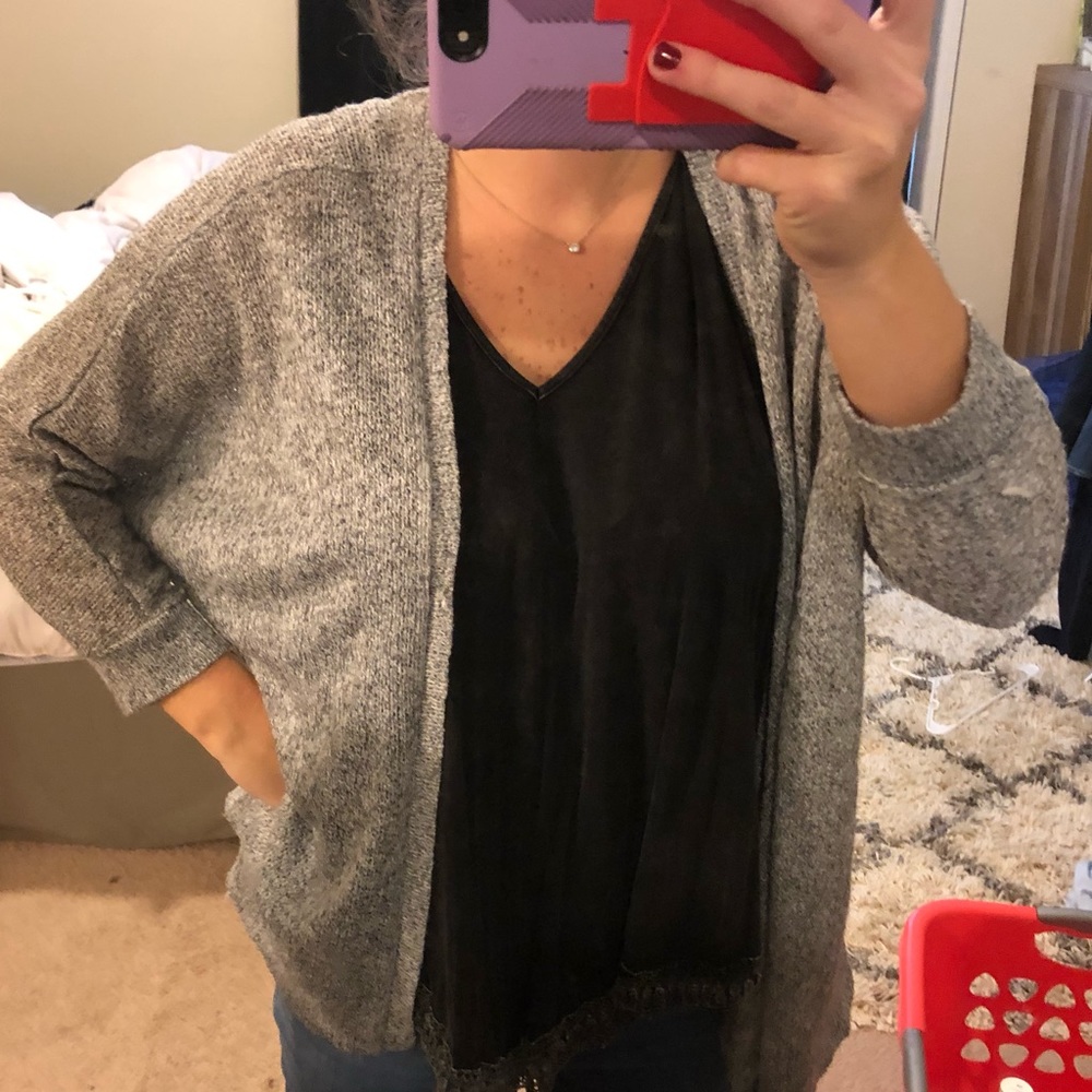 Gray Forever 21 Cardigan